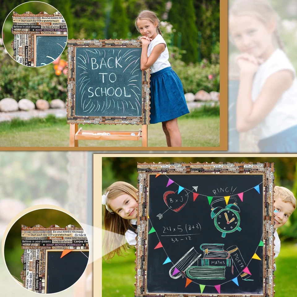 68.9 Feet Scalloped Bulletin Board Border Rustic Farmhouse Home Sweet Rolled ... - Image 4 of 4