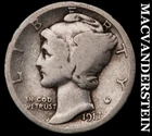 1918 Silver Mercury Dime-Scarce Better Date No Reserve #G9806