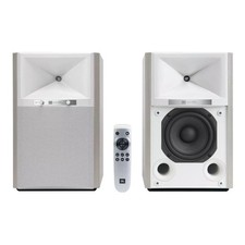 JBL 4305P STUDIO MONITOR Powered Studiomonitor Speakers Pair White From Japan