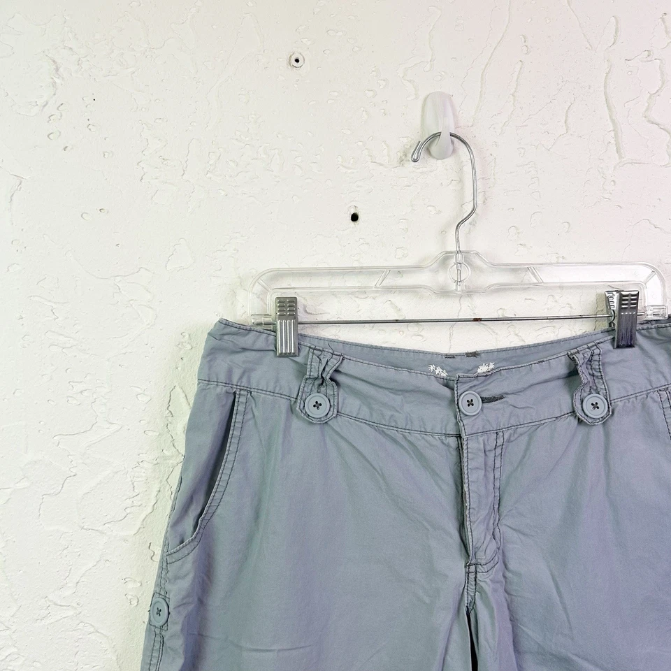 Pantalones cortos cargo enrollables vintage y2k azul claro talla 13 Foto 2 de 4