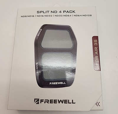 Freewell Air 3S Split ND Filter 4-Pack - ND8/ND16, ND16/ND32, ND32/ND64, ND64...