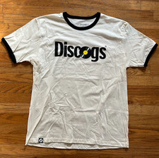 Discogs official logo ringer t-shirt, size Men's XL Discogs official logo ringer t-shirt, size Men's XL