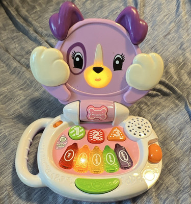 LeapFrog My Pal Violet Musical Learning Toy Numbers & Letters 6-36M Purple