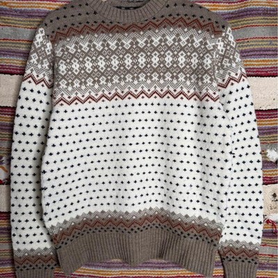 Vintage 90s Fair Isle (most likely) Knit Sweater