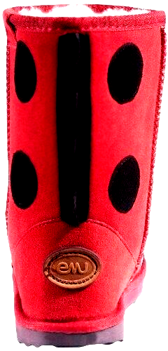 EMU Australia Unisex-Child Ladybird Sparkle-KK10111-RED Brand New - Picture 4 of 4