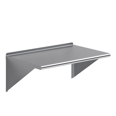 24 in. x 48 in. Stainless Steel Wall Shelf