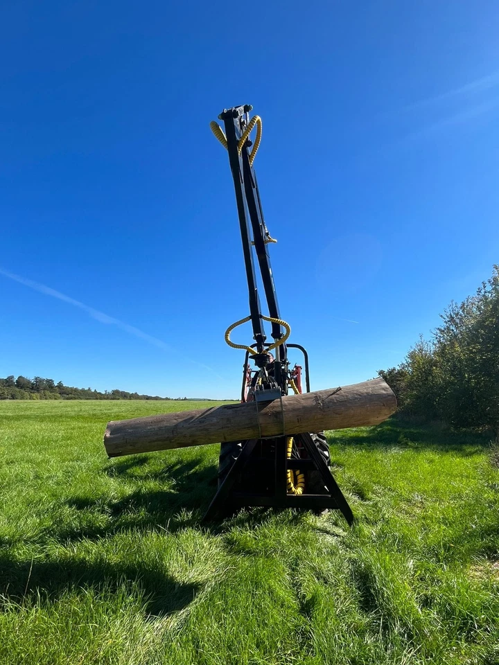 SBF K 4,6 Forstkran Rückekran Ladekran Weitwinkel Dreipunkt Rückewagen - Bild 2 von 4