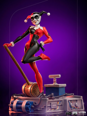 1/10 Scale Dc Batman The Animated Series Harley Quinn Statue Iron