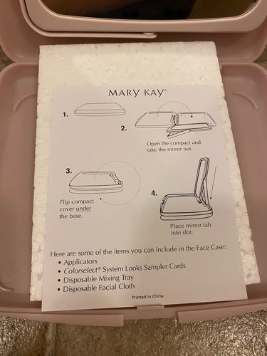 Mary Kay Consultant Pink Magnifying Mirror Party Travel 2 Sided Standing - Picture 5 of 7