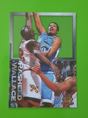 1995 Pacific Prisms #C-10 Rasheed Wallace Centers of Attention North Carolina