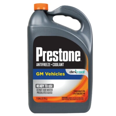 Prestone DEX-COOL Antifreeze+Coolant Extended Life 1 gal- Ready to Use, 50/50