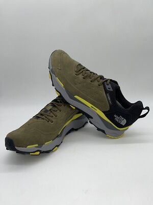 Tried On The North Face Vectiv Exploris Green Lthr Trail Running Hiking Size 14