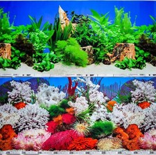 Aquarium Fish Tank Background Backdrop Poster - 2 to 6 FT Length 60cm High
