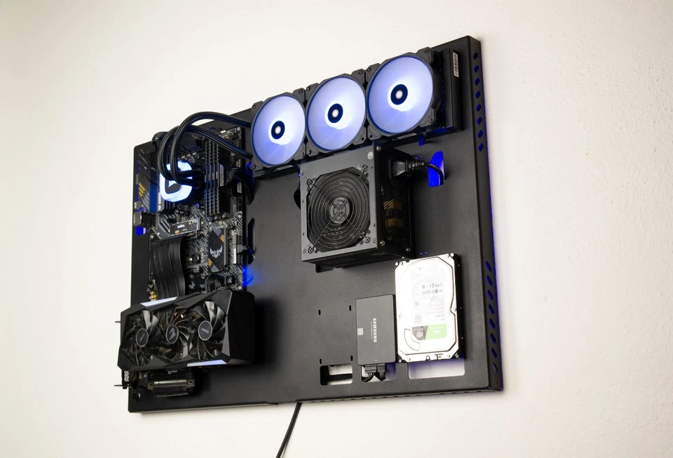 ABKCase Wall Computer Case, Computer Wall Mount,Premium Wall-Mountable Computer - Image 4 of 4