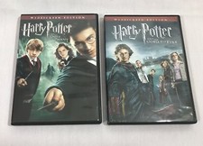 HARRY POTTER Order Of The Phoenix  Goblet Of Fire DVDS Widescreen