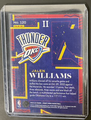 2022-23 Panini Court Kings Jalen Williams Level II RC | eBay