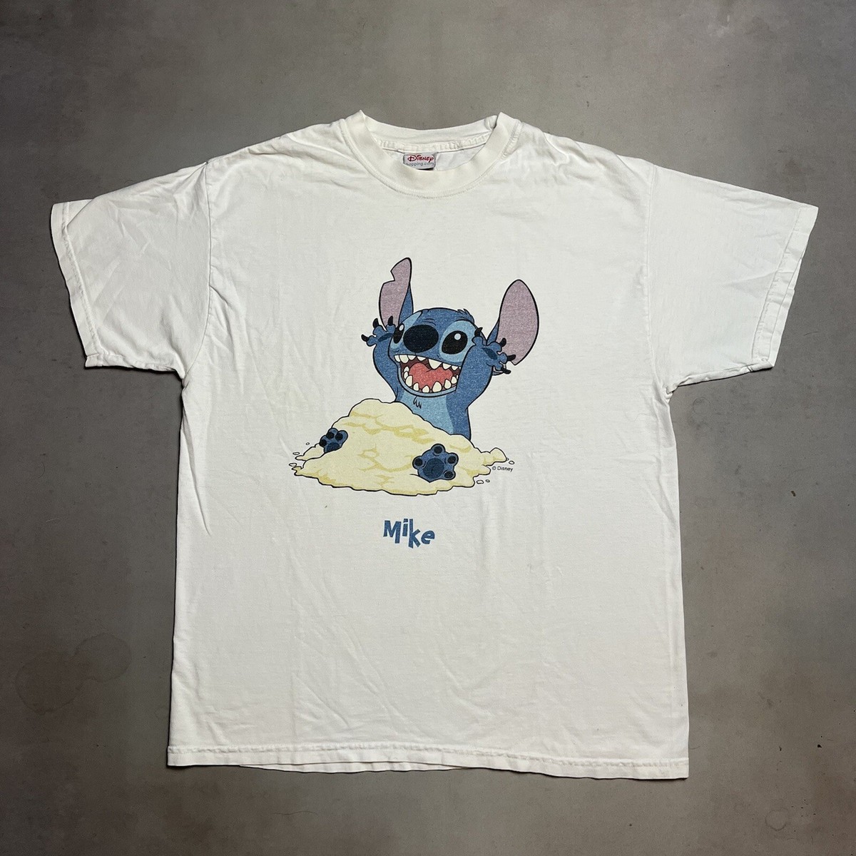 Vintage Disney Lilo & Stitch Cartoon Movie Promo Tee Shirt Large 