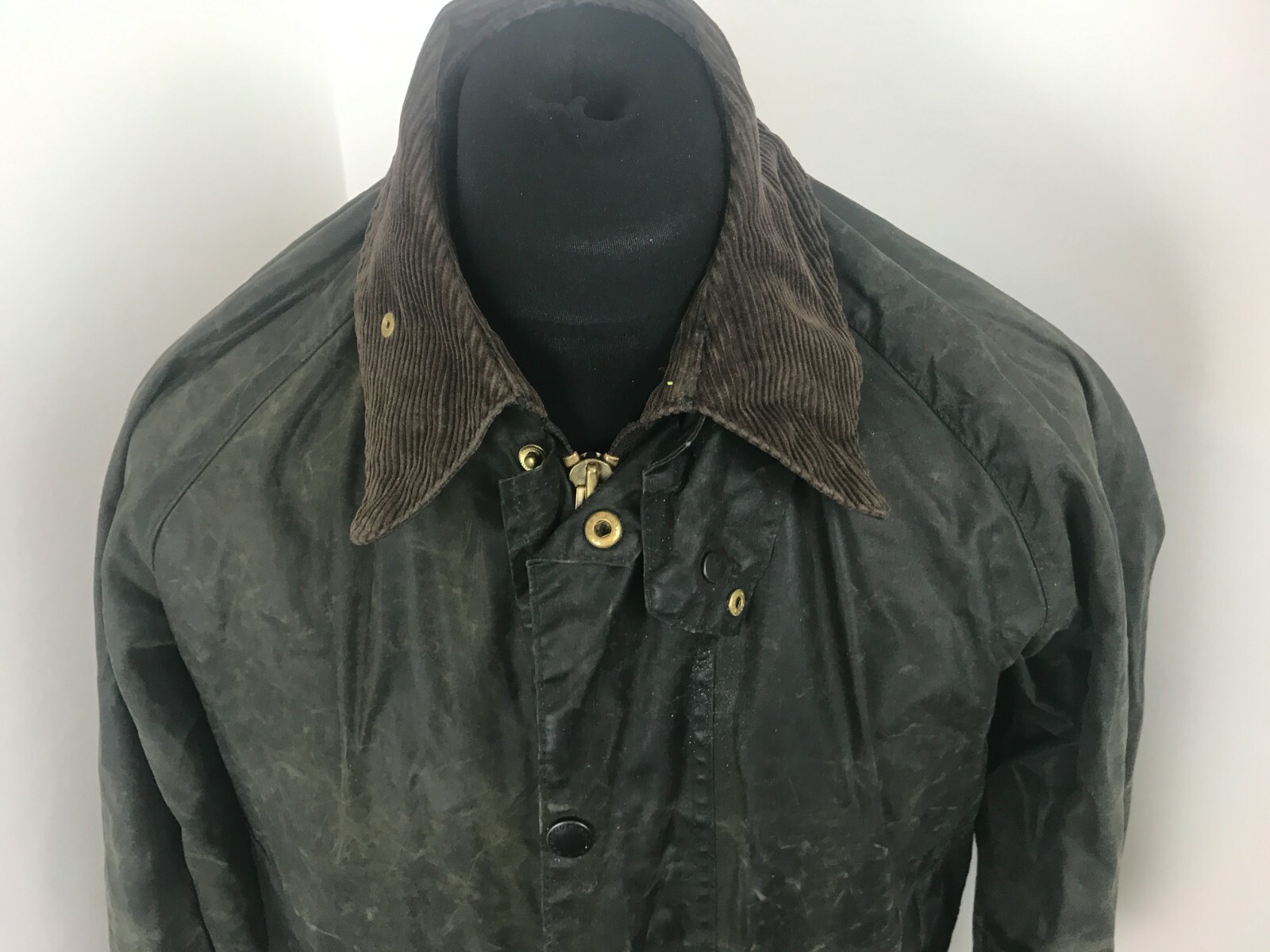 BARBOUR Gamefair Olive Wax Mens Hunting Jacket size C38/97Cm eBay