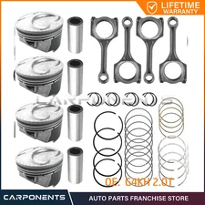 G4KH 2.0T Engine Rebuild Kit Piston & Rings Connecting Rods Kit For Hyundai KIA