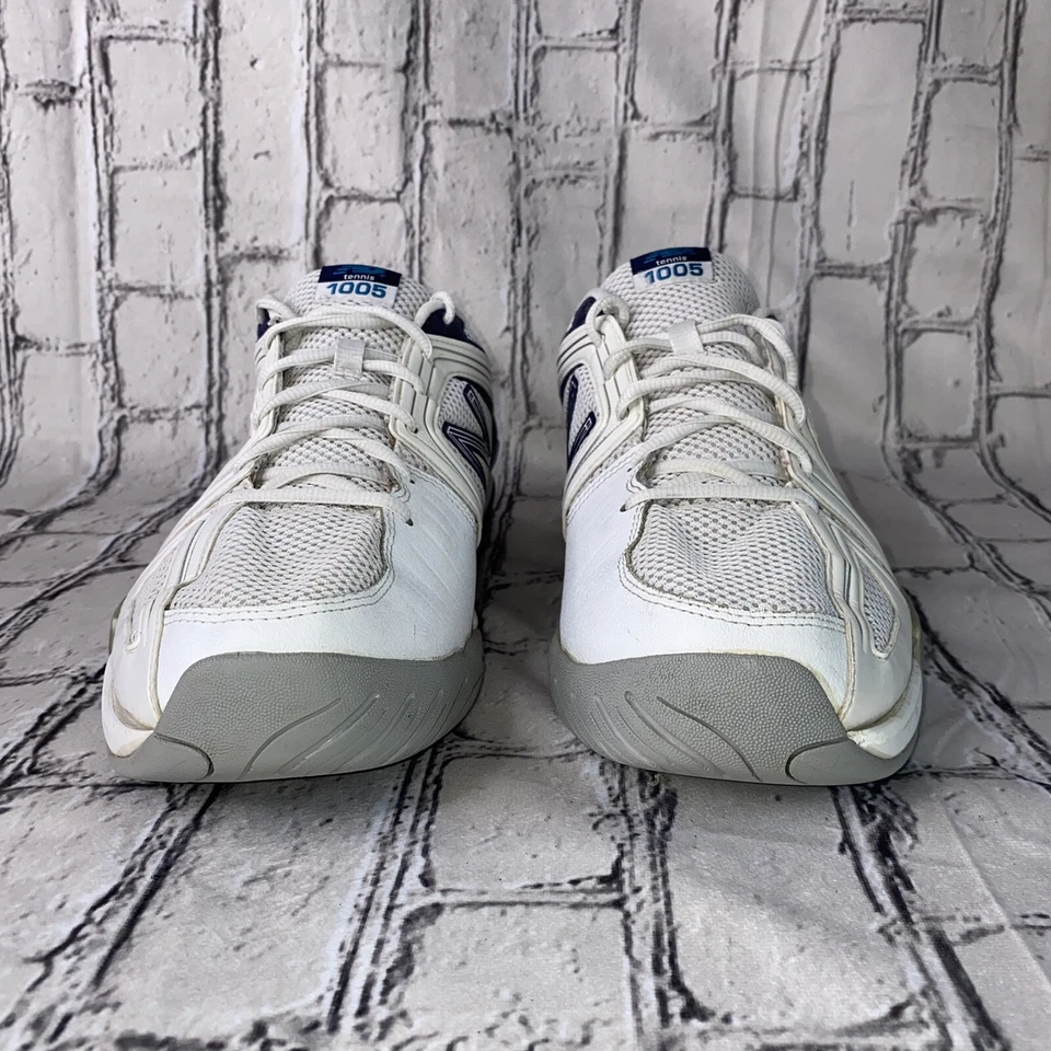 Zapatillas de tenis New Balance 1005 para mujer blancas azules talla 13 Foto 3 de 4