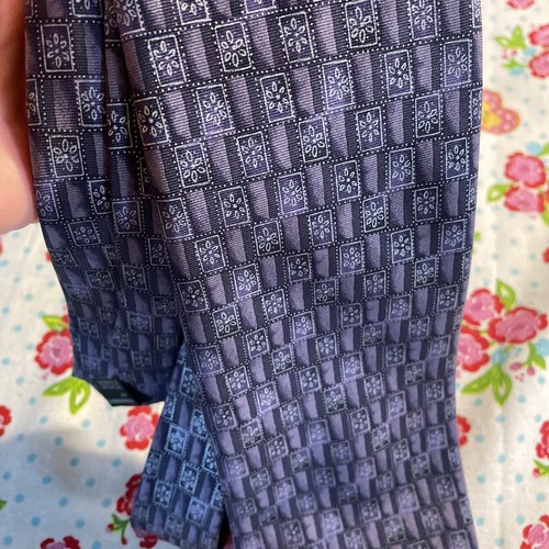 M&S Marks & Spencer St Michael Men's Vintage Pure Italian Silk Classic Tie - Picture 2 of 6