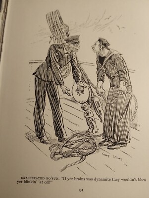 Sk15 Ephemera 1930s Punch Cartoon If Your Brains Were Dynamite 