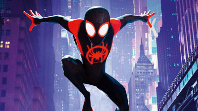 Marvel miles morales comics spiderman into the playmat gaming mat