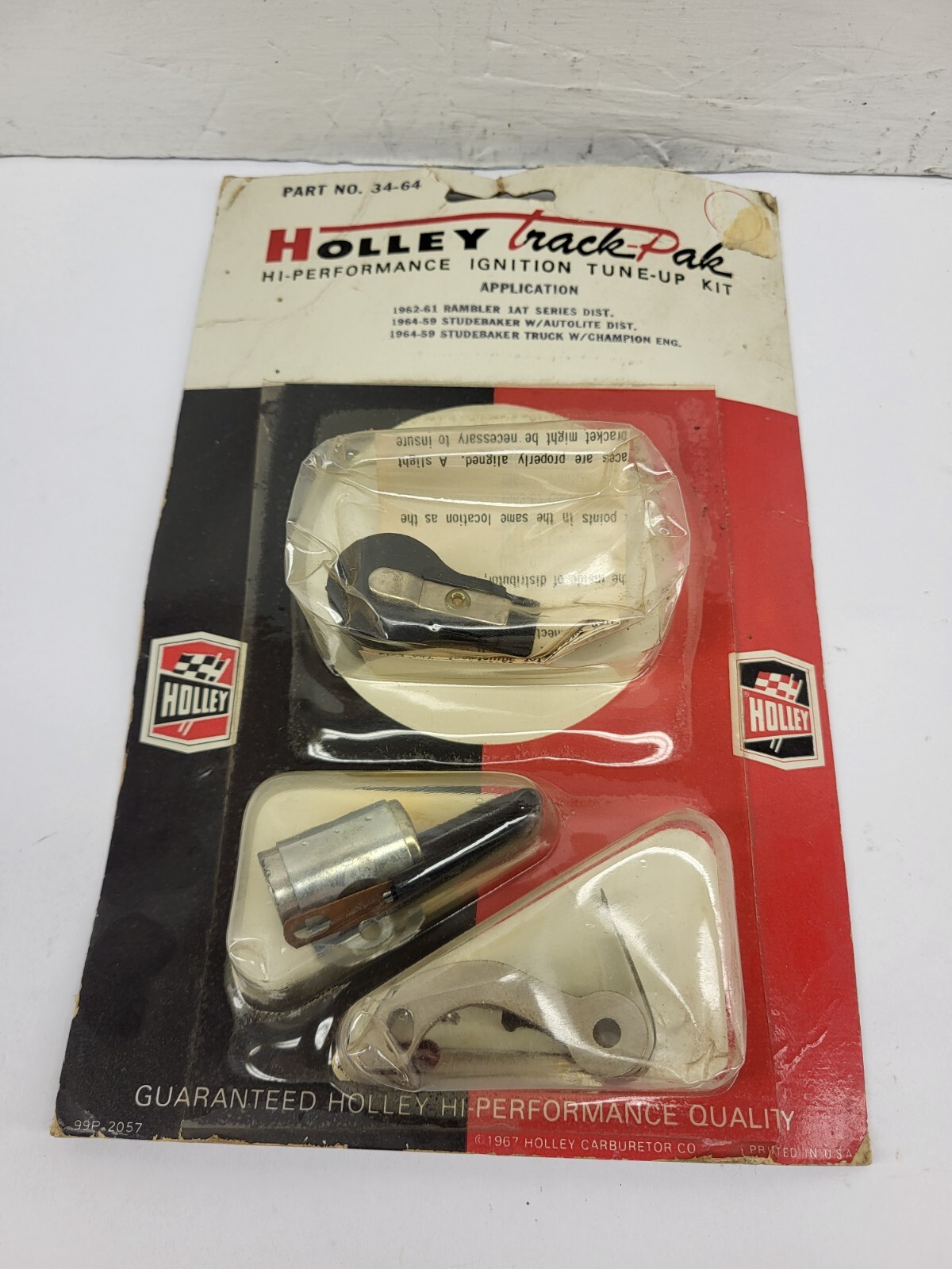 NORS 1959 1964 Rambler AMC Studebaker Holley Trak Pak Tune Up Kit USA # 34-64