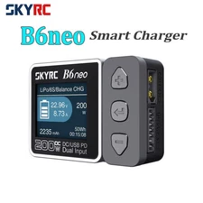 Gray SKYRC B6 NEO Smart Charger DC 200W PD 80W LiPo Battery Balance Discharger