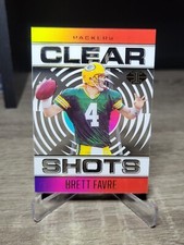 2021 Panini Football Illusions Bret Farve Clear Shots