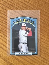 2021 Topps Heritage Juan Soto 1972 Mini Die Cut Black Border 72DC-21