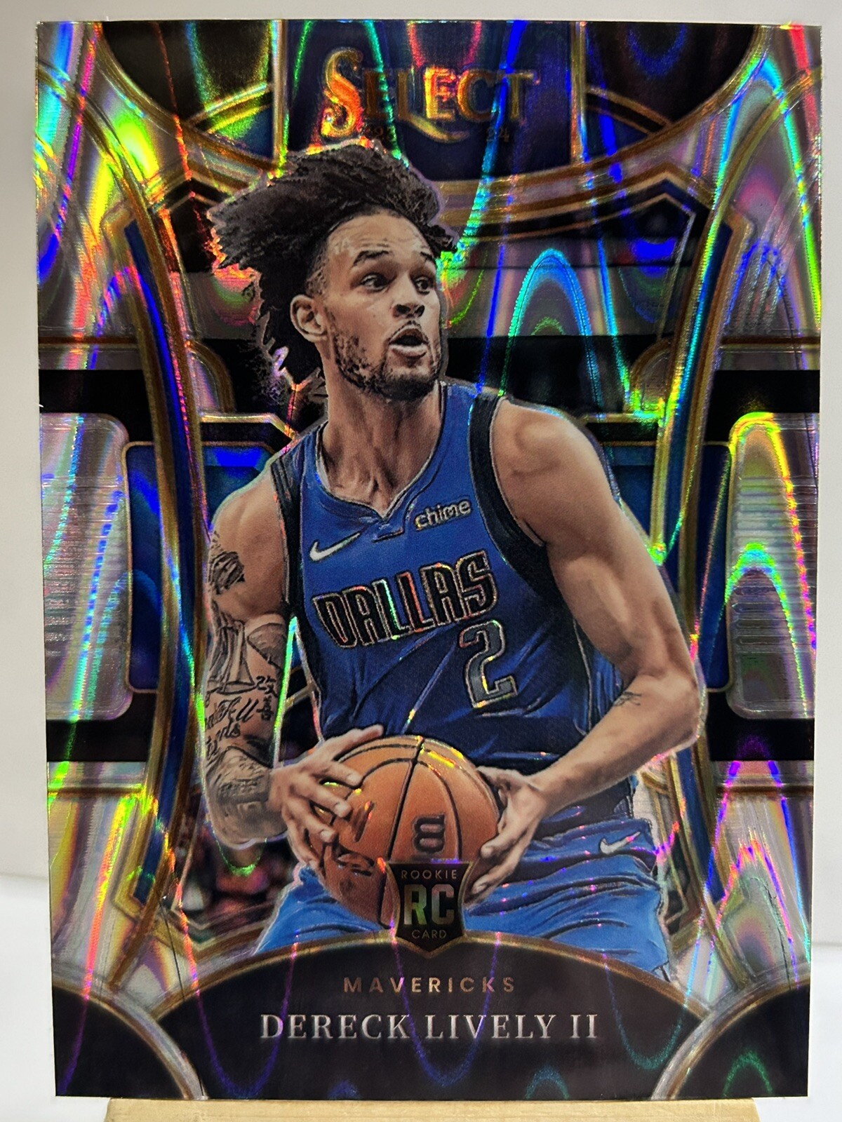 2023-24 Panini Select RC Dereck Lively II Mezzanine Tectonic #313 Mavericks