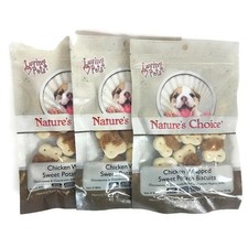 chicken wrapped sweet potato dog treats