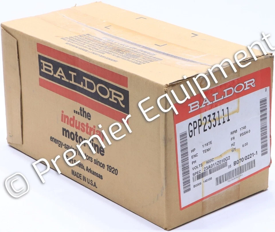 BALDOR GPP233111 DC MOTOR