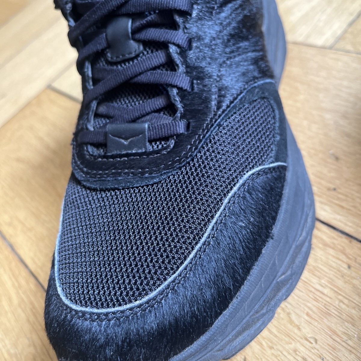 Hoka One One X Engineered Garments: Bondi Black/Cow Hair, US  display picture 2