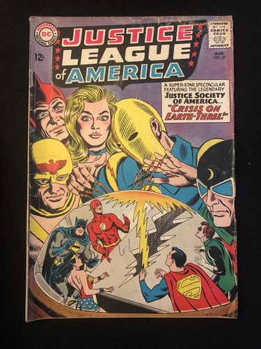 JUSTICE LEAGUE OF AMERICA 29 3.0 DC 1964 CRISIS EARTH 3 1ST CRIME SYNDICATE BE