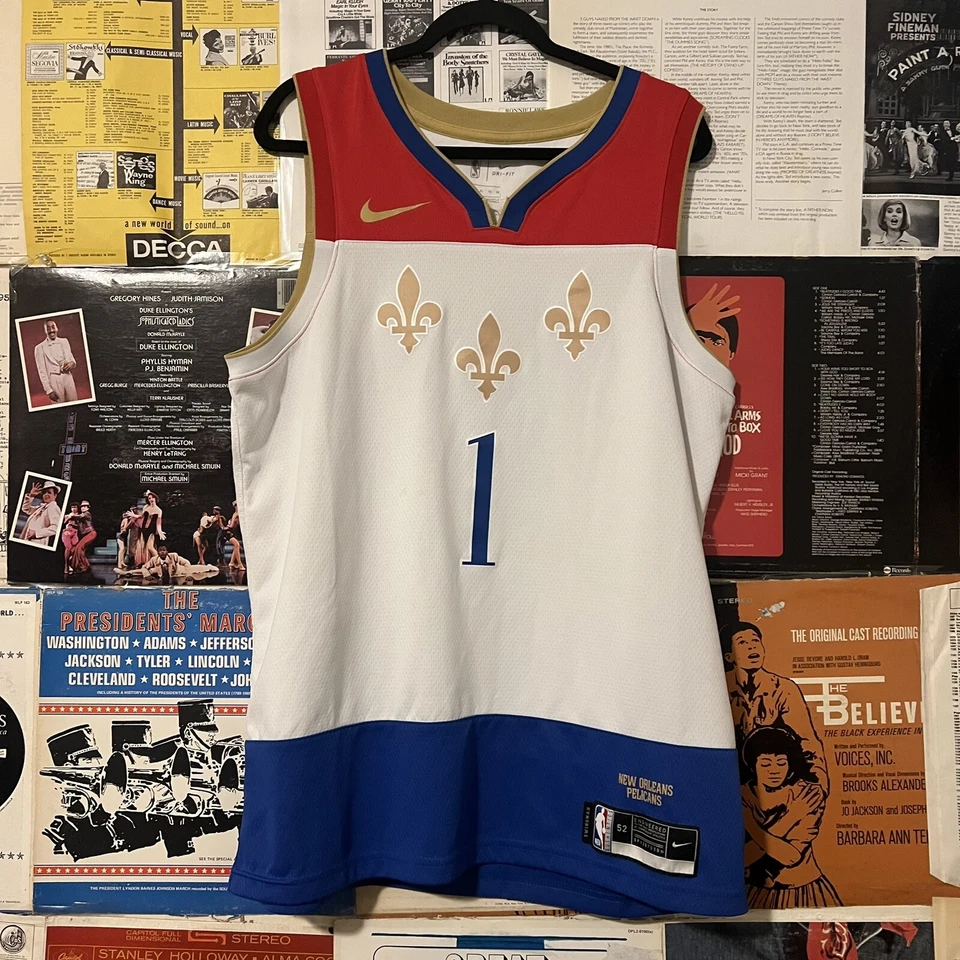 Nike Zion Williamson New Orleans Pelicans Authentic Swingman City Jersey XL - Image 2 of 4