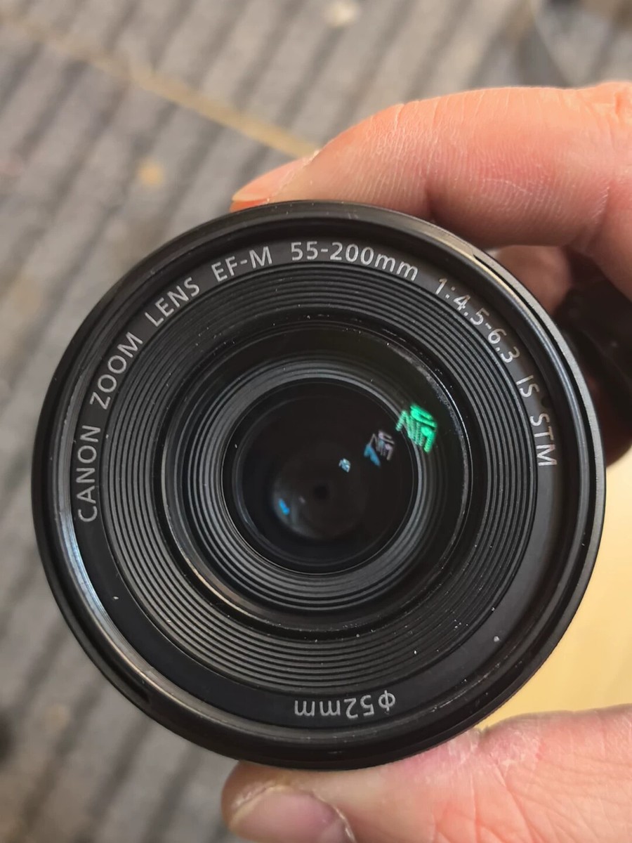 Canon EF-M 55-200mm f/4.5-6.3 IS STM Lens (Black) | eBay