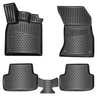 Design 3D Gummimatten Set für CHEVROLET TRAX ab 2013 | Extra hoher 5cm Rand