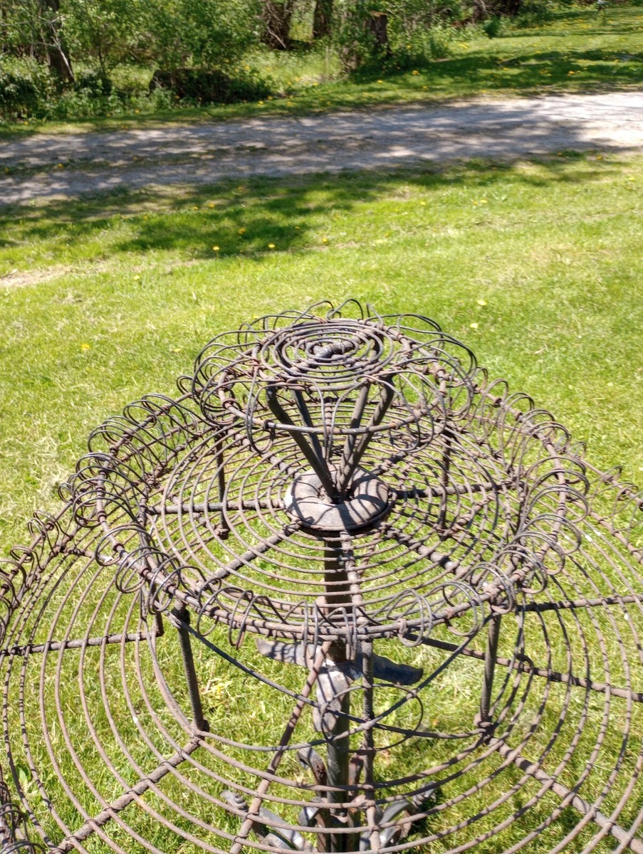 Antique Victorian Wire & Wrought Iron Garden Plant stand | eBay