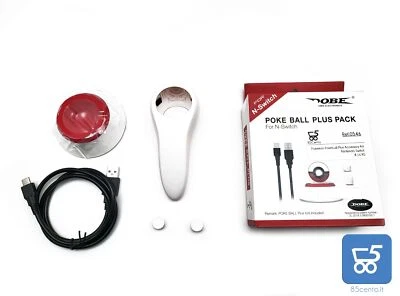 DOBE Per Nintendo Switch USB C Pokemon Pokeball PLUS 4 in 1 Kit accessori Impugnatura