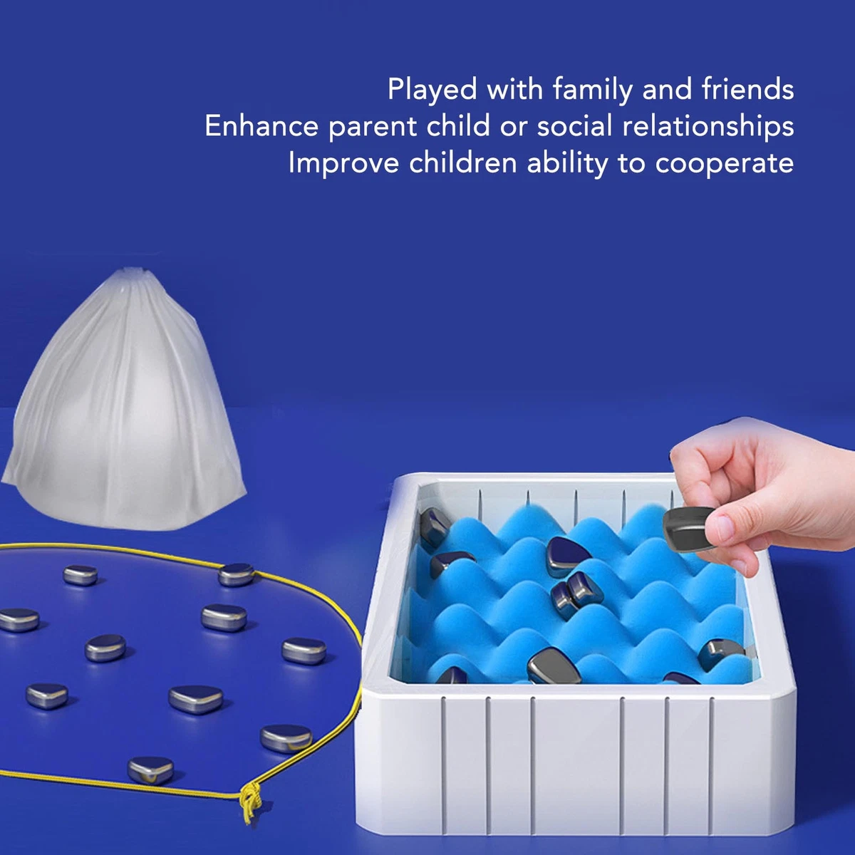 Magnet Stone Game Toy Educational Improve Creativity Tabletop