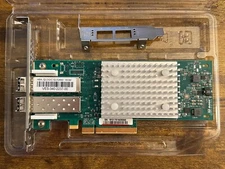 🔥🔥🔥 Both brackets QLE2692-SR Qlogic 16Gb Dual Port FC HBA with SFPs 🔥🔥🔥