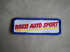 Rossi Auto Sports Embroidered Patch Car Truck Parts Uniform Vest Jacket Gear NOS