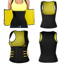 Best Mujeres Reductoras Waist Trainer Corset Sweat Vest Weight Loss Body Shaper