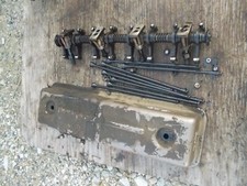 Massey Ferguson 50 Tractor Mf Engine Rocker Arm Assembly Valve Cover Push Rods *
