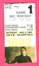 NFL DEBUT TICKET STUB FOR RICHARD DENT/DARRYL TALLEY/DUERSON-8/6/83 BEARS/BILLS