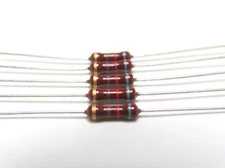 (5x) Piher 820 Ohm - 1/2W - Carbon Film Resistors - Marshall Amps - NOS