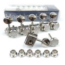 6 In-line Locking Vintage Electric Guitar Machine Heads Tuners For ST TL