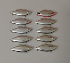 (10) Bill Lewis Rat-L-Trap 1/2 oz Lipless Crankbait Fishing Lure Lot of 10 Chrom